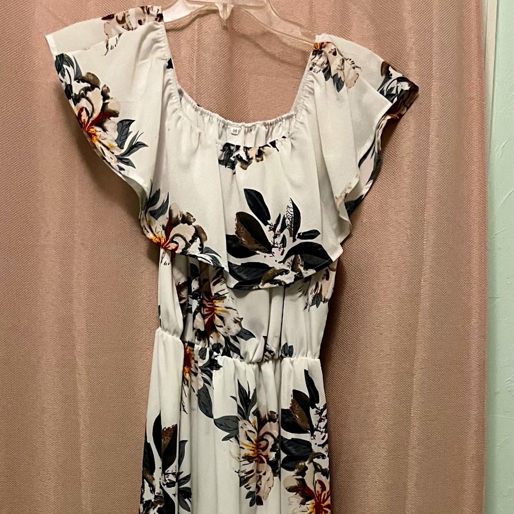 Long floral dress